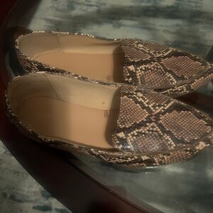 Women's Snakeskin Loafers